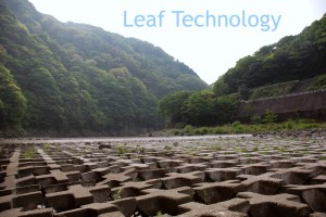 コンクリートの川床