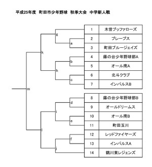 新人戦の山割